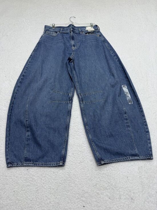 GAP Denim - Gap Jeans Pants Women Blue High Rise Ultra Soft Horseshoe Preppy Boho Sz 30 NWT
